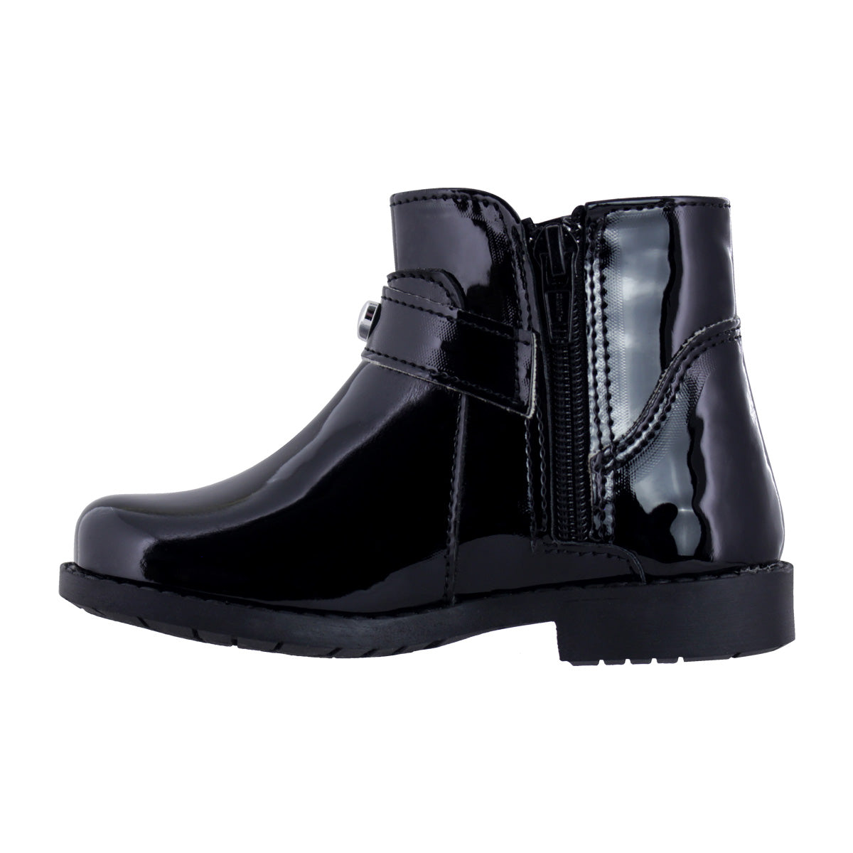 Botín Niña 7428 Charol Negro