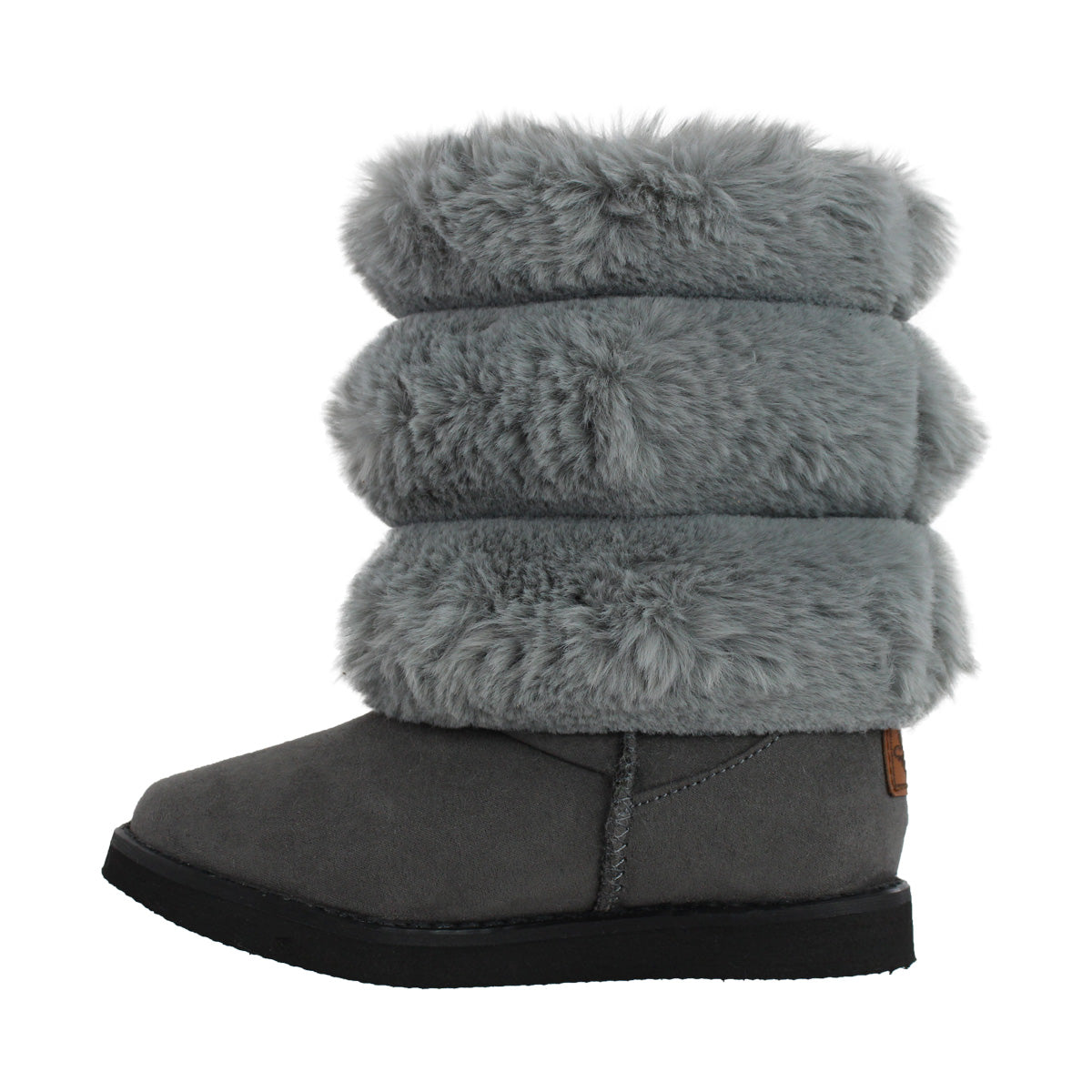 Bota Niña 7621 Gris con Peluche