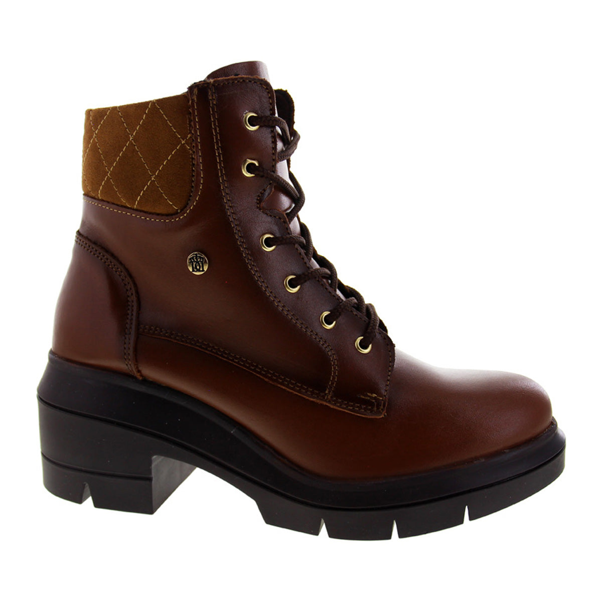 Bota Mujer 81302 Davina Piel Café
