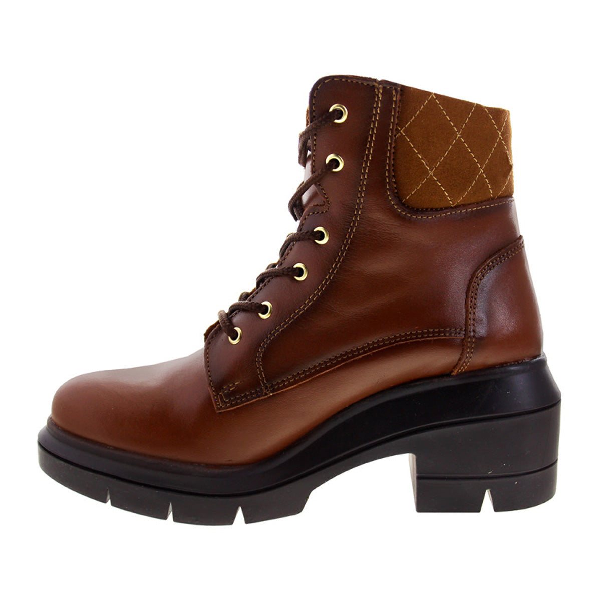Bota Mujer 81302 Davina Piel Café