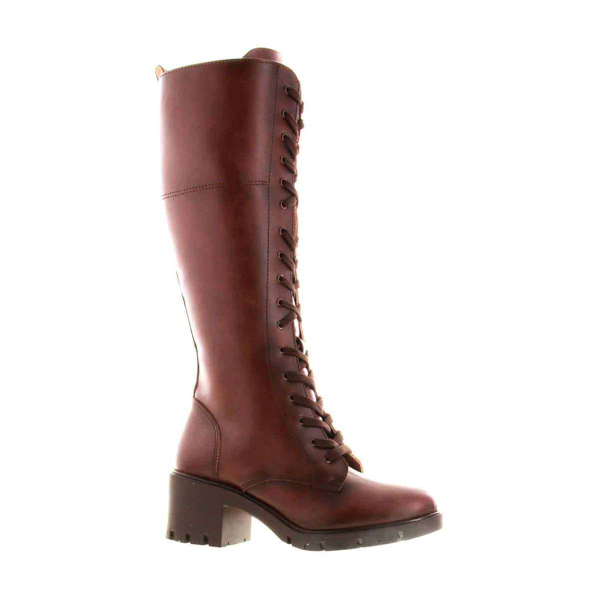 Bota Alta 85110 Davina Café Claro