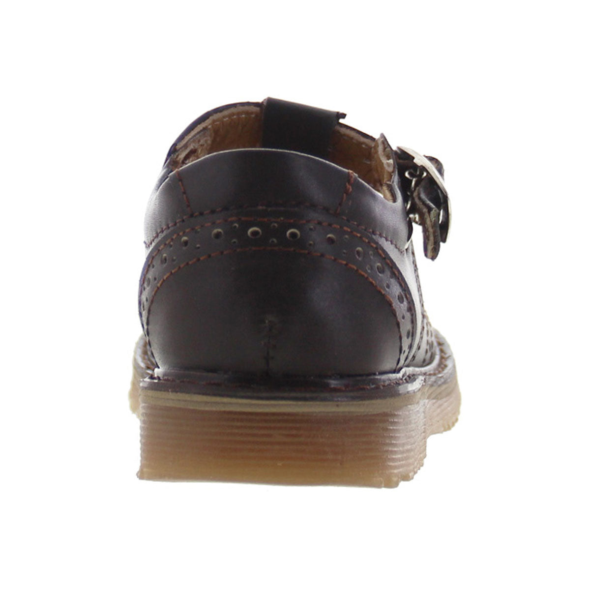 Zapato Escolar Niña 9001 Piel Café