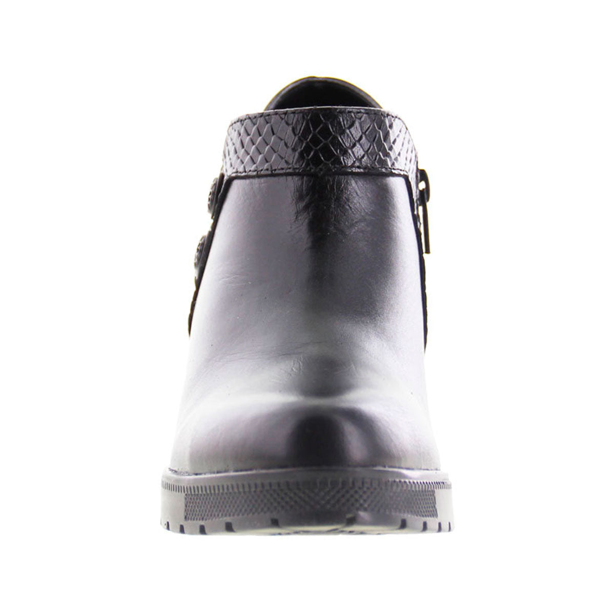 Botín Dama 90010 Davina Piel Negra