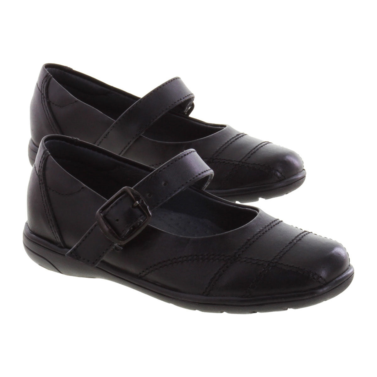 Escolar Niña 9240 Piel Negra