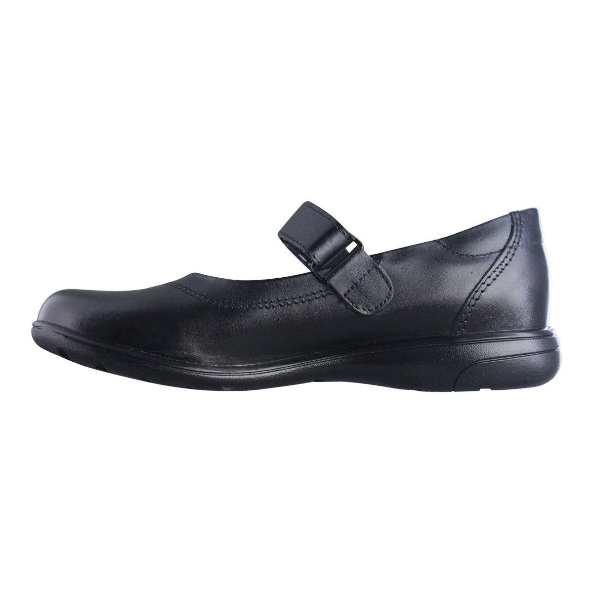 Calzado Escolar Niña 9254 Piel Negro con Velcro