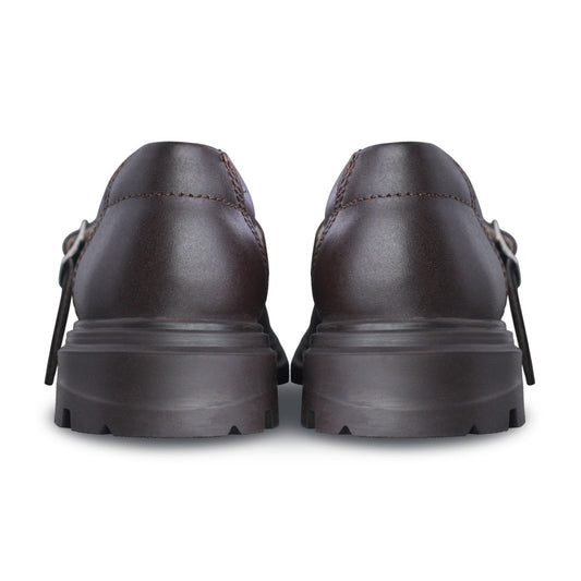 Zapato Escolar Niña 9260 Piel Café