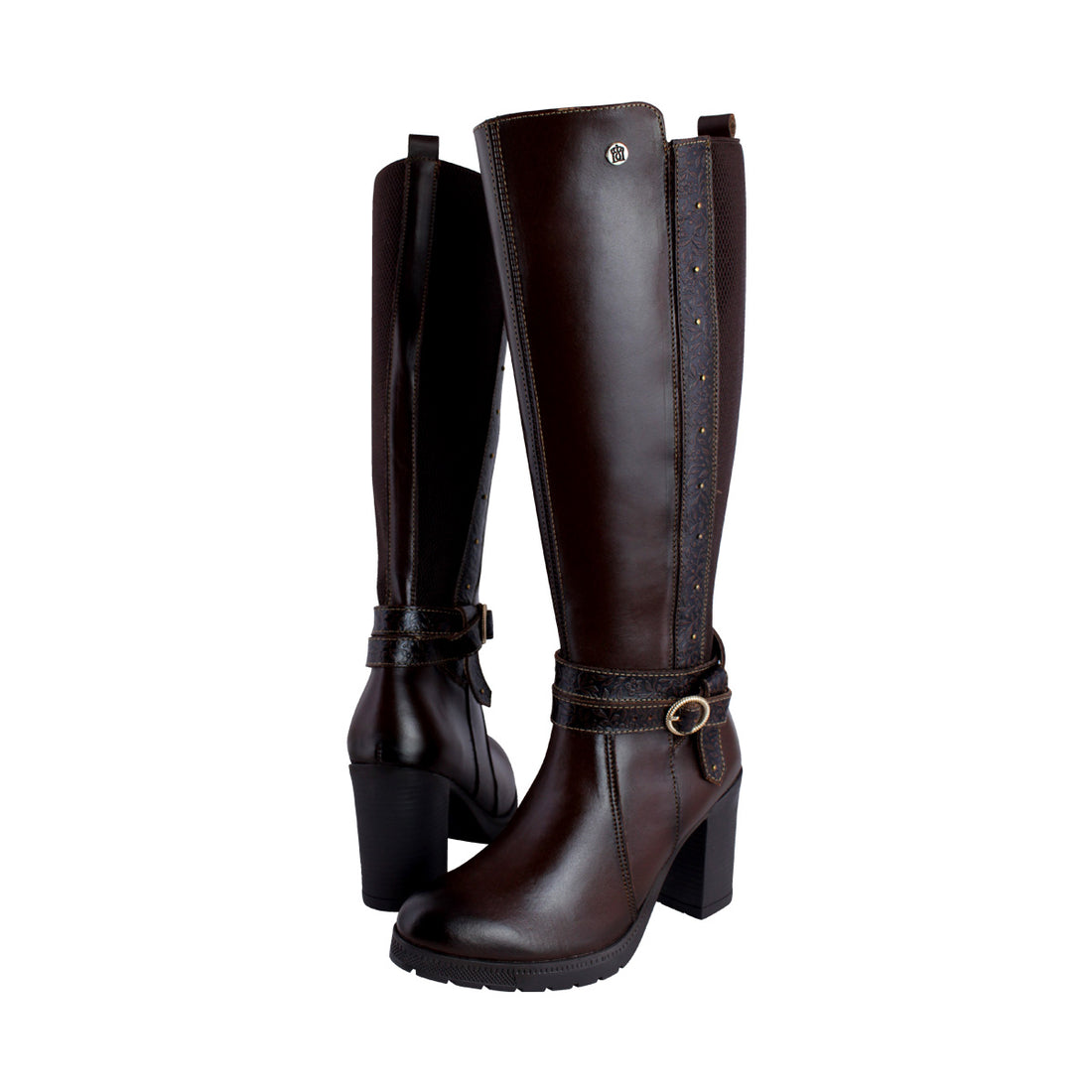 Bota Alta Dama 95020 Davina Piel Brandy (Café)