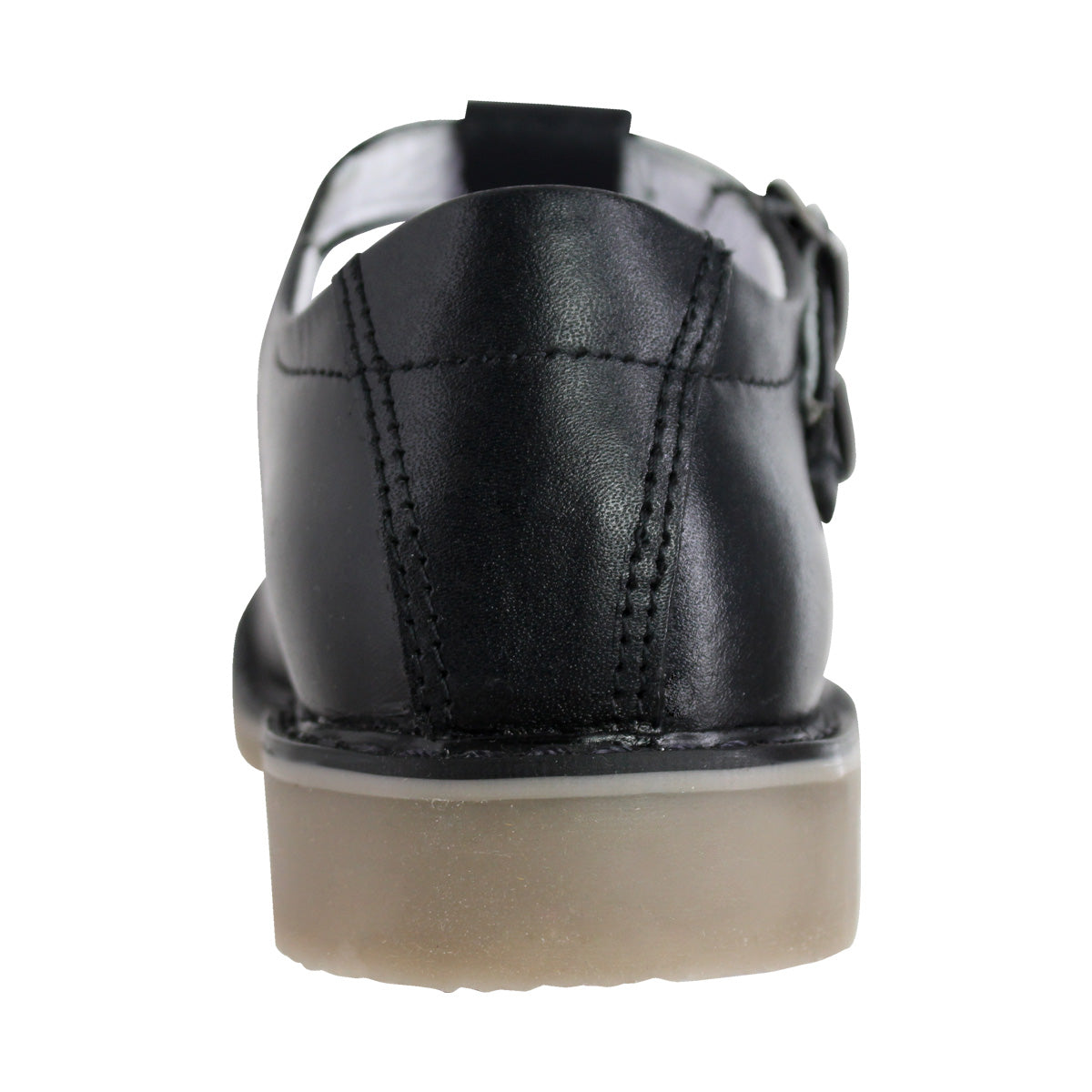 Zapato Escolar Niña 9553 Piel Negra Sula de Goma Lucy