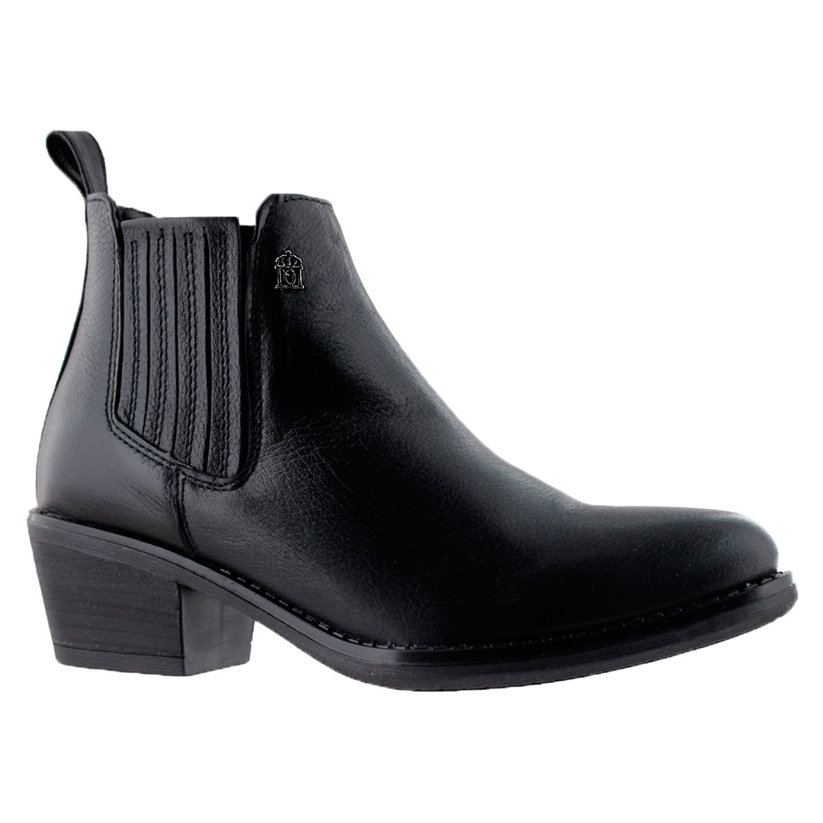 Botín Vaquero Dama 96000 Davina Piel Negro