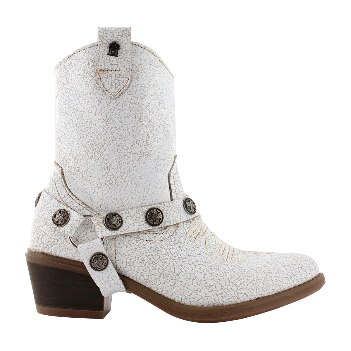 Botín Vaquero Mujer 96115 Davina Piel Late