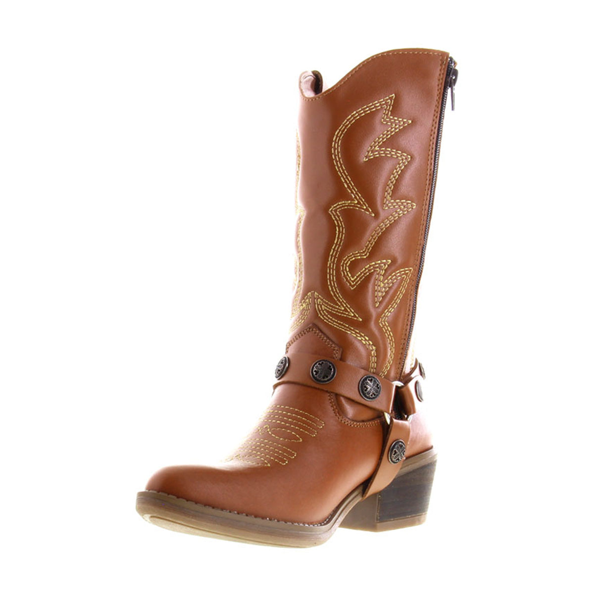 Bota Vaquera 96401 Davina Piel Café