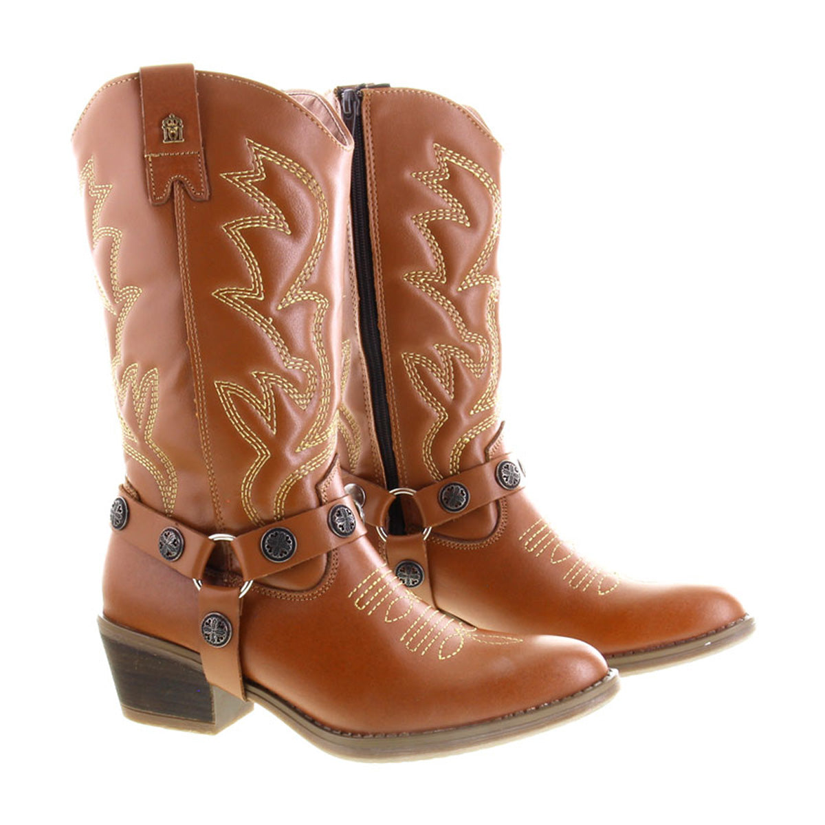 Bota Vaquera 96401 Davina Piel Café
