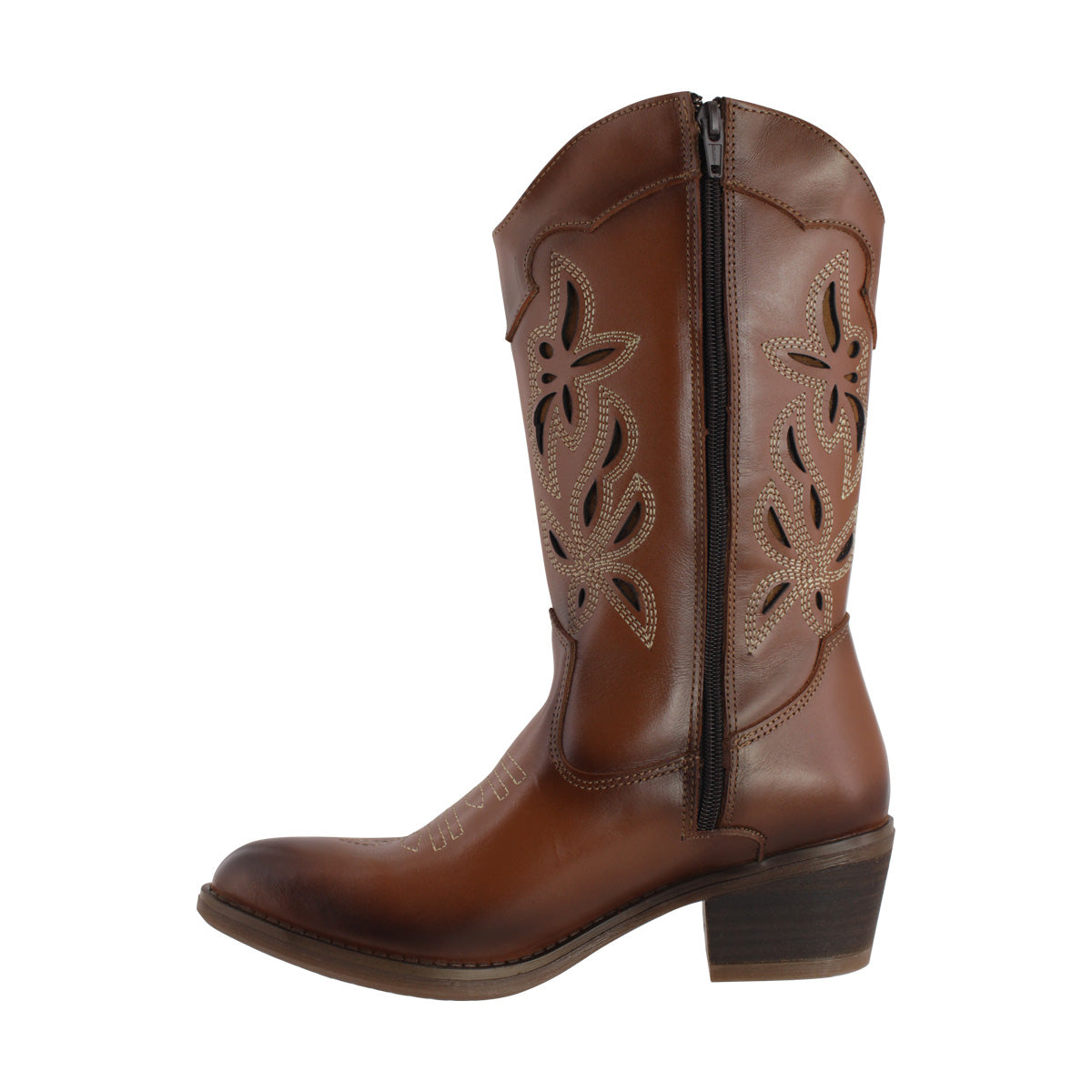 Bota Vaquera Dama 96408 Piel Davina Maple