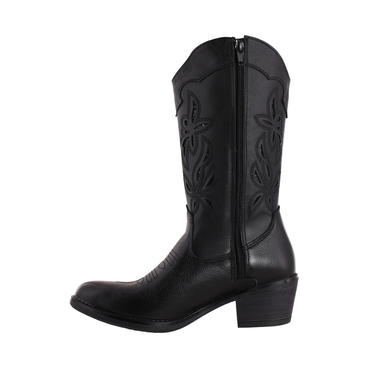 Bota Vaquera 96408 Davina Piel Negro