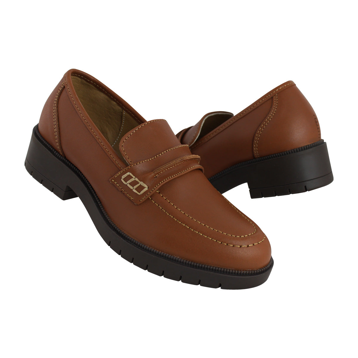 Mocasín 9650 Davina Piel Maple