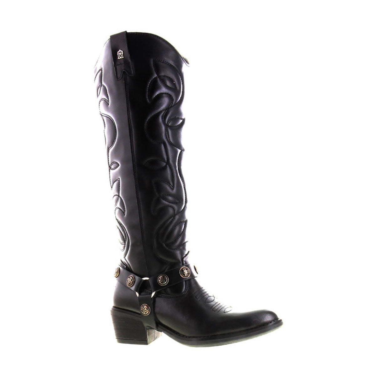 Bota Dama Vaquera 96501 Davina Piel Negra