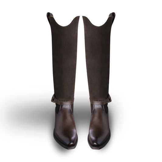 Bota Vaquera Mujer 96506 Piel Davina Madera