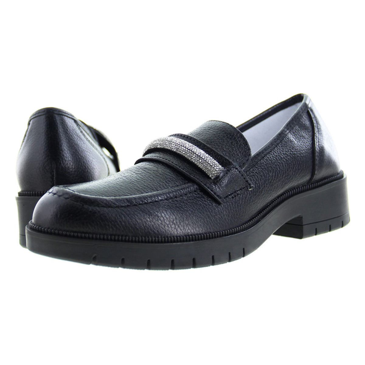 Mocasín 9651 Davina Piel Negra