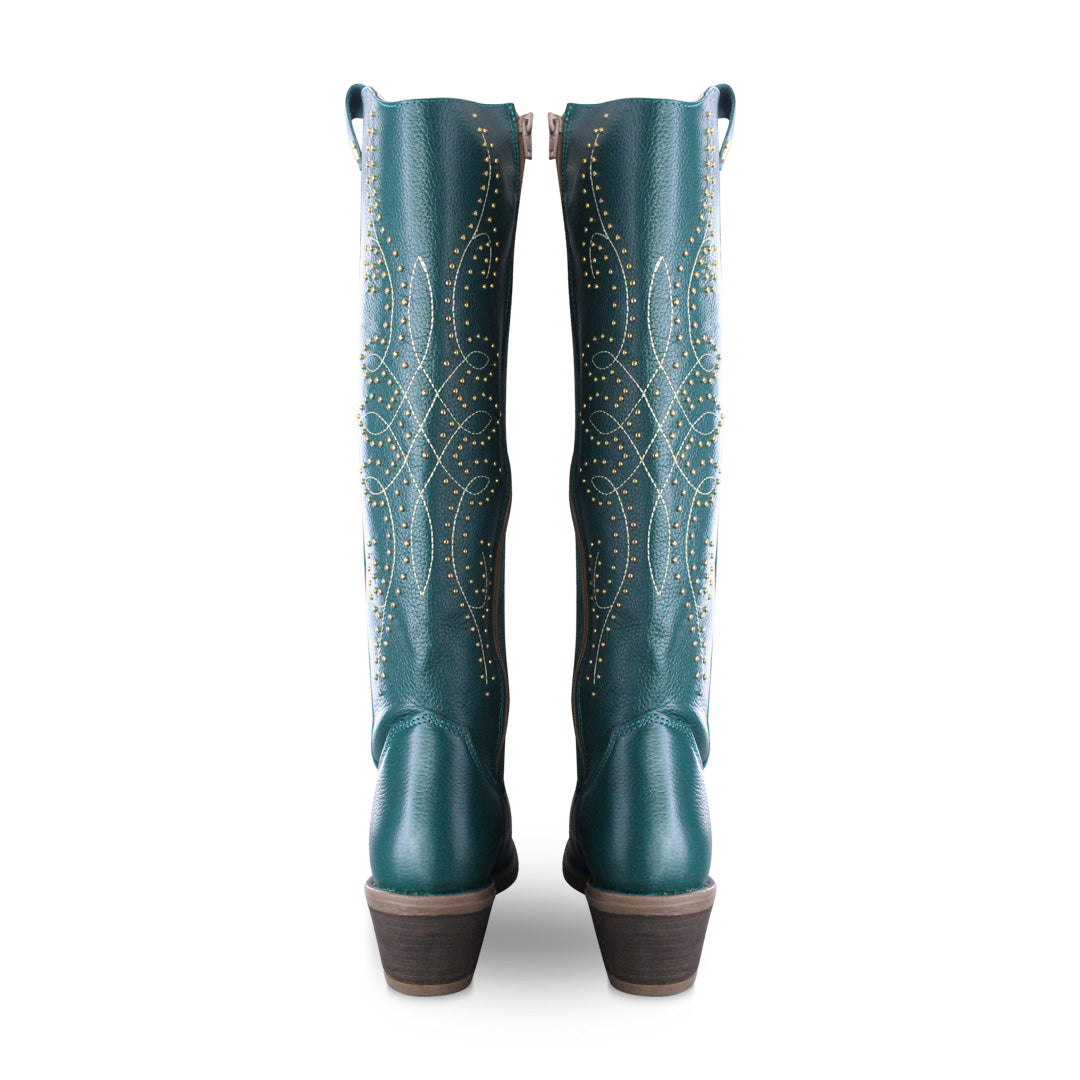 Bota Vaquera Mediana Mujer 96541 Verde