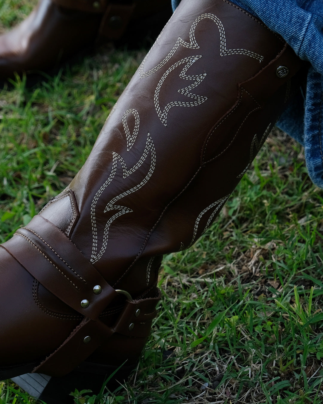 Bota Vaquera Mediana Mujer 97400 Davina Piel Shedrón