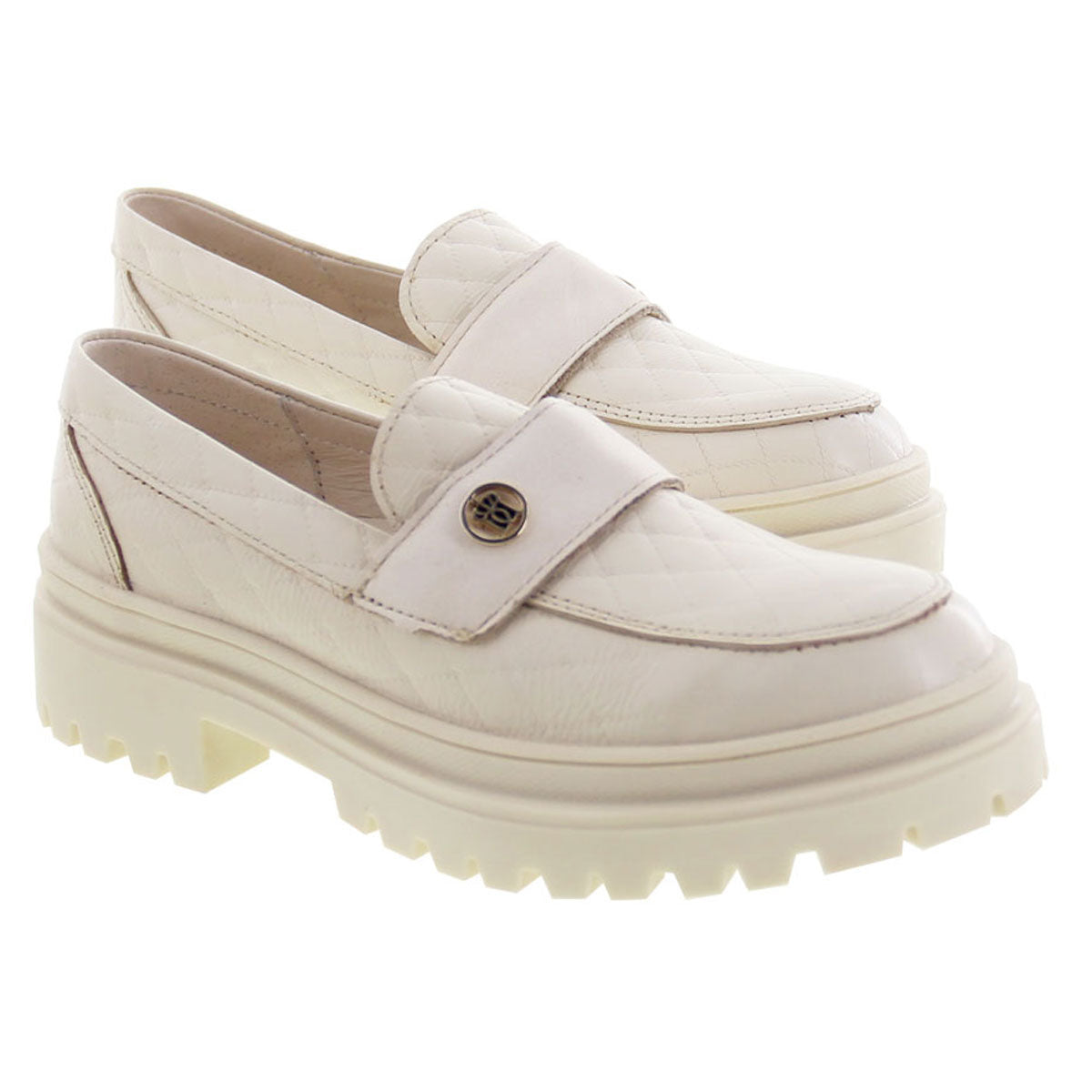 Mocasín 9972 Davina Piel Hueso