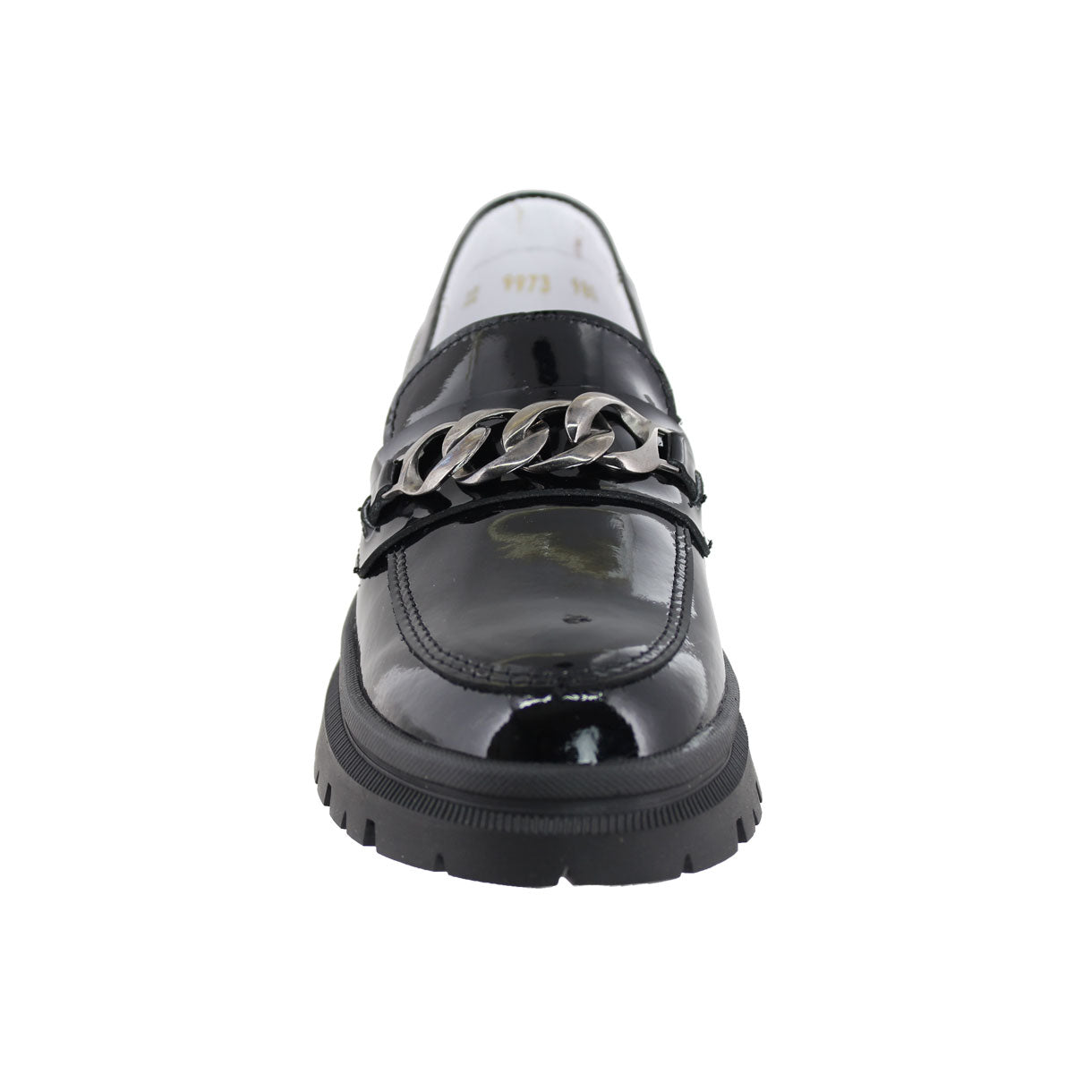 Mocasín Dama 9973 Charol Davina Negro
