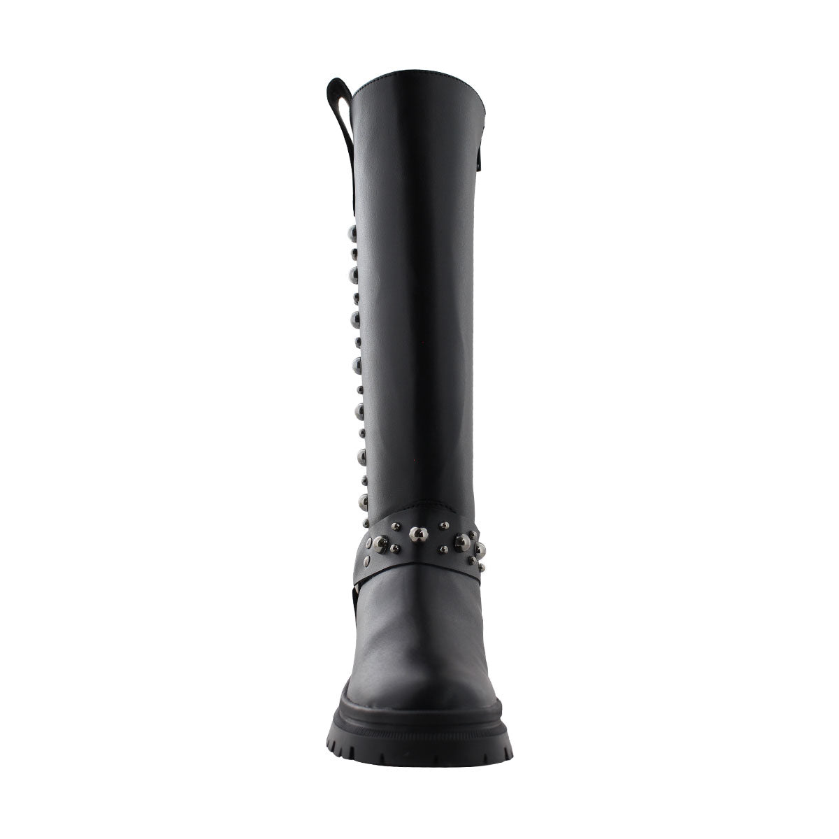 Bota Alta Mujer 72516 Davina Negro Estoperoles
