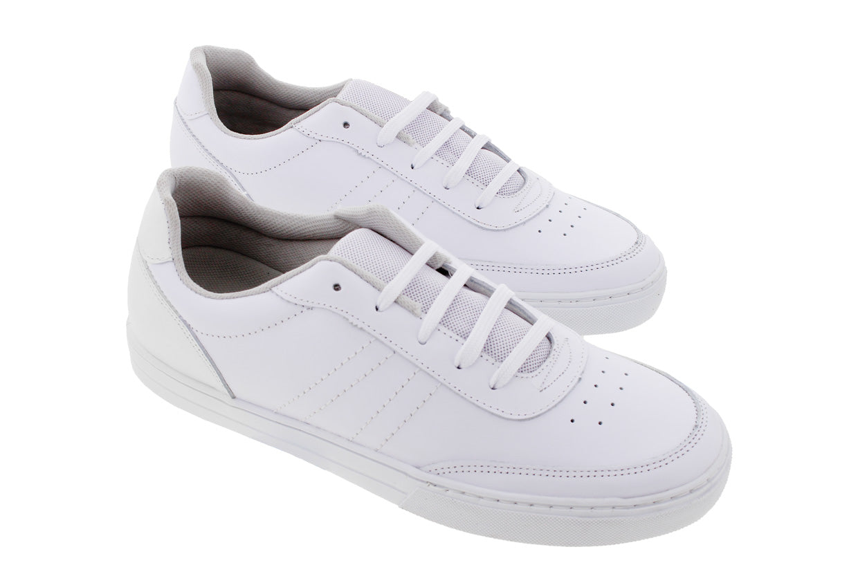 Tenis 32063 Piel Blanca