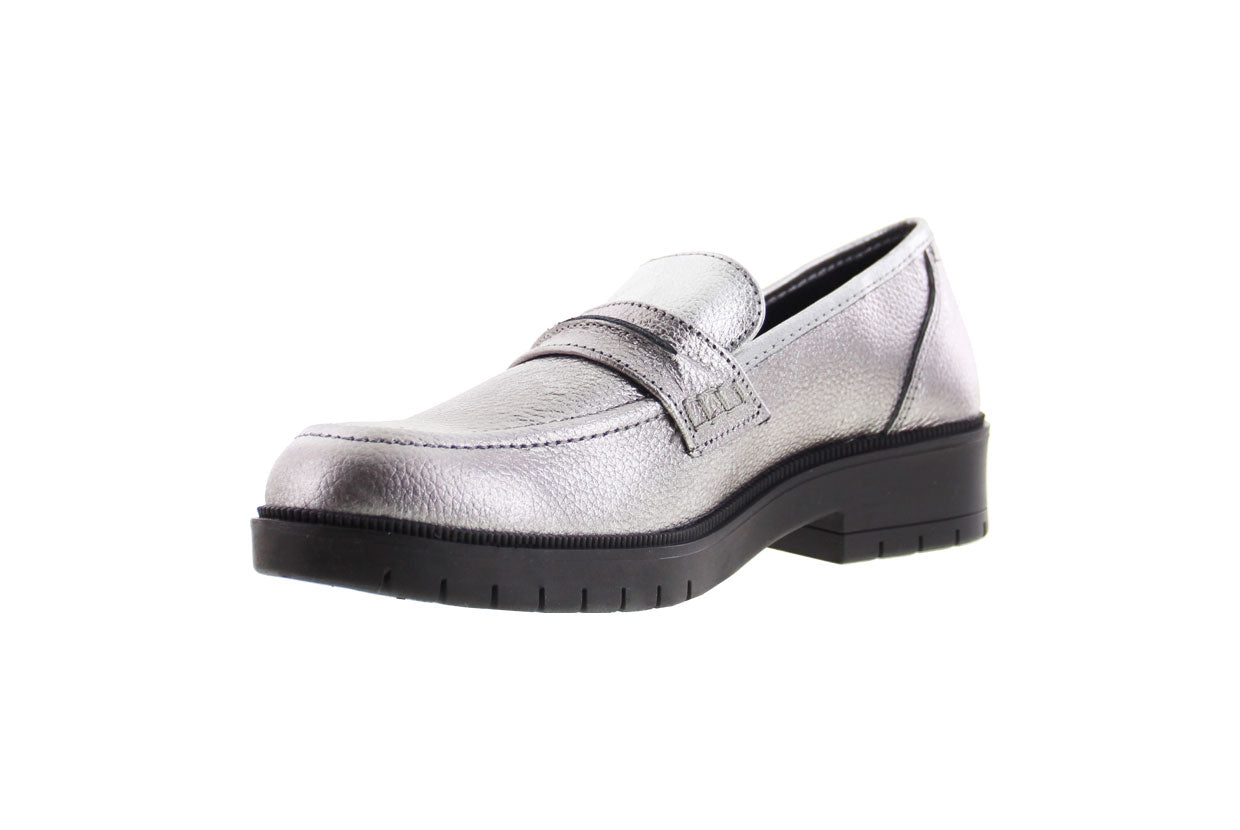 Mocasín 9650 Davina Piel Plata