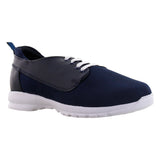 Tenis hombre 085 malla azul marino con cintas