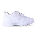 Tenis Escolar Unisex 127 Piel Blanco doble Velcro