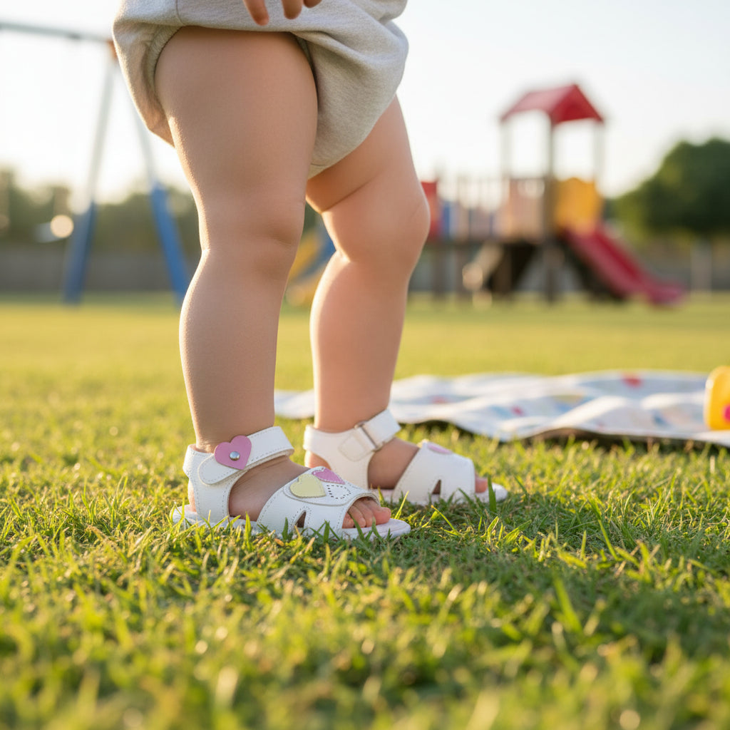 Sandalia Niña 13068 Piel Blanco