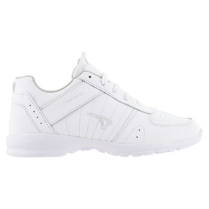 Tenis Escolar 170 Piel Blanco