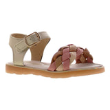 Sandalia niña 20220 beige multicolor