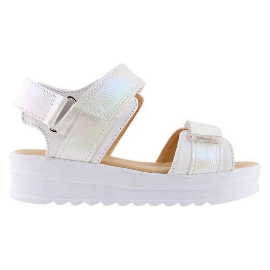 Sandalia Niña 20250 Blanco Velcro
