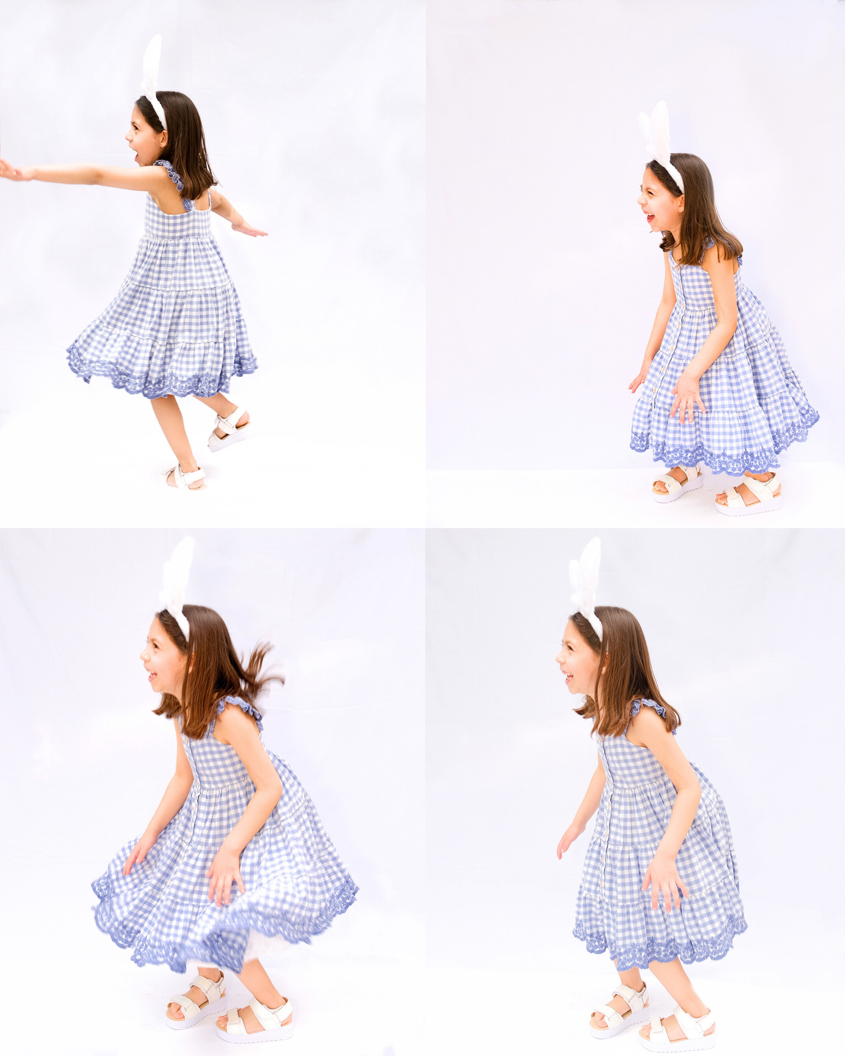 Sandalia Niña 20250 Blanco Velcro