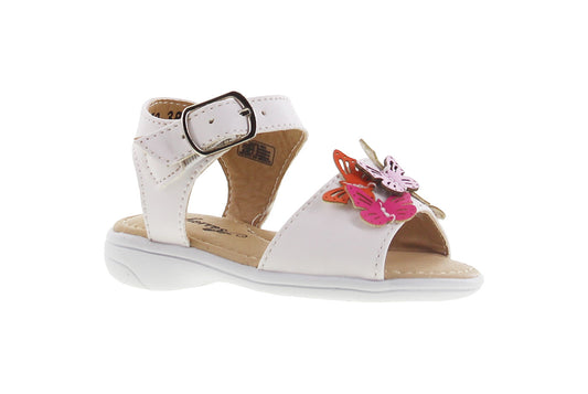 Sandalia Niña 20270 Blanco Mariposas Colores