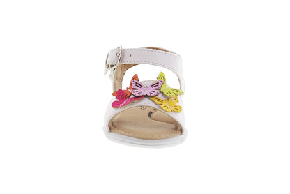 Sandalia Niña 20270 Blanco Mariposas Colores