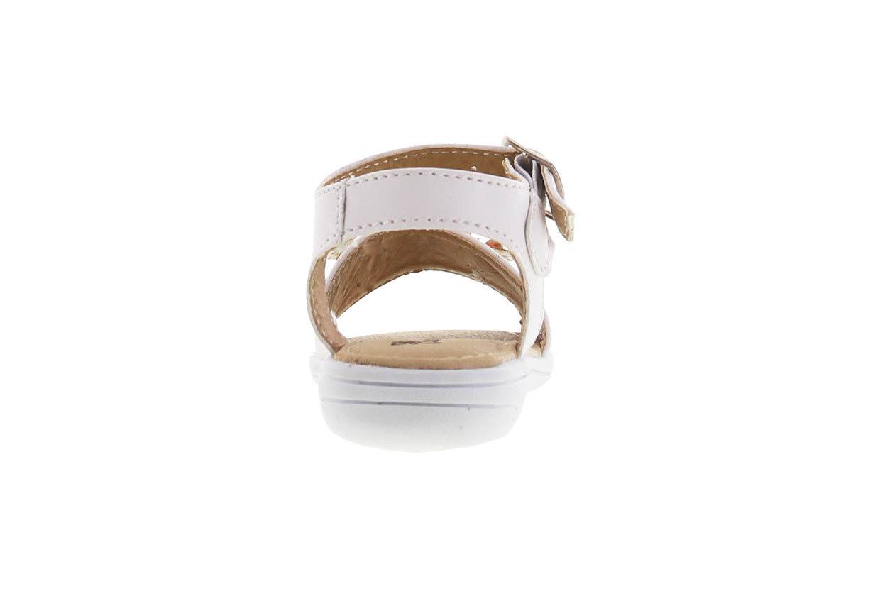 Sandalia Niña 20270 Blanco Mariposas Colores