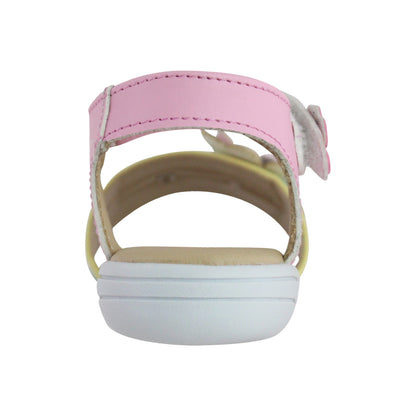 Sandalia Niña 20403 Rosa Pastel con Mariposa