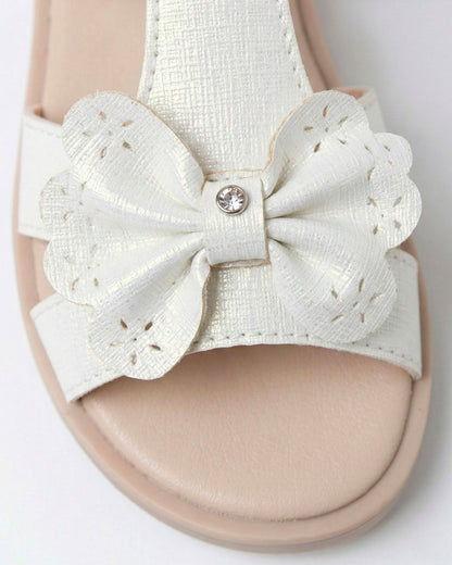 Sandalia Niña 20592 Beige con Moño
