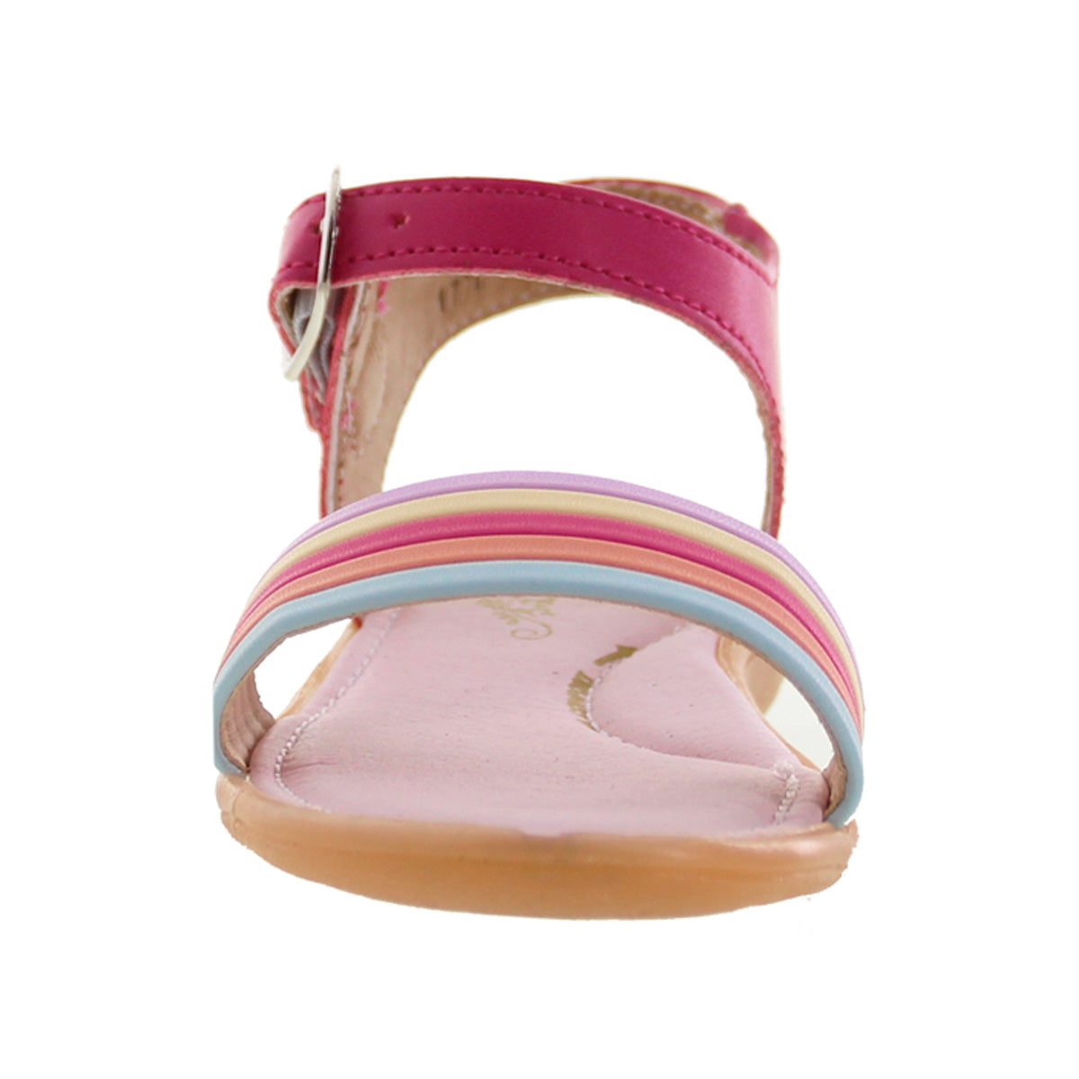 Sandalia Niña 20606 Rosa Multicolor con Hebilla
