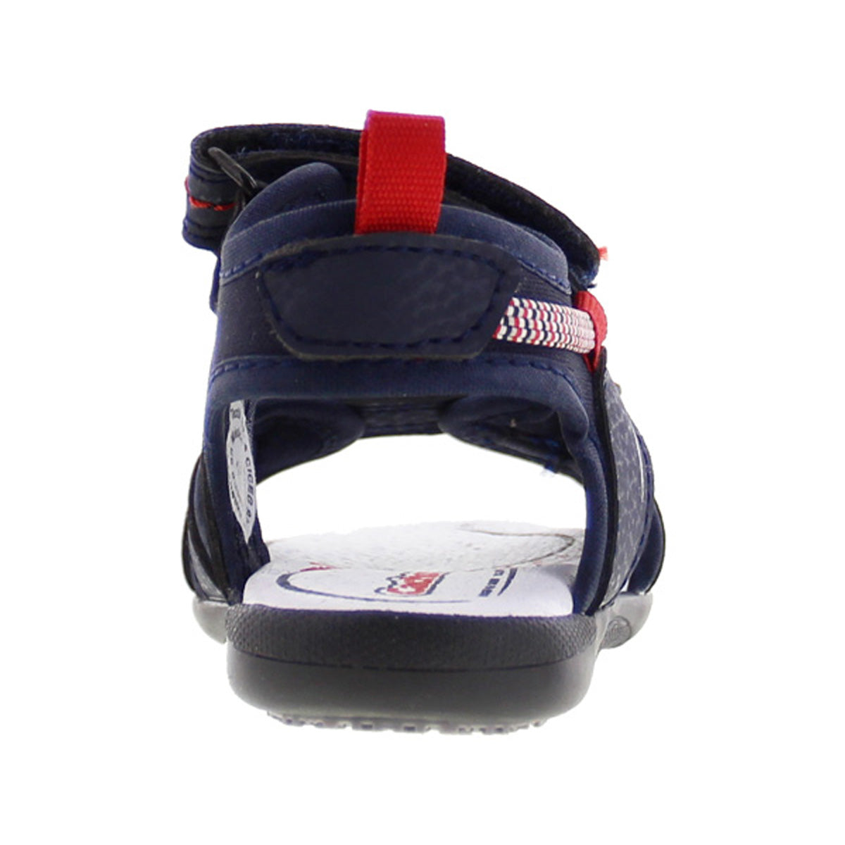 Sandalia Niño 25015 Piel Marino doble Velcro