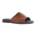 Sandalia Hombre 25070 Piel Café Perforado
