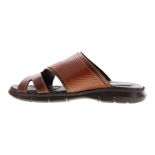 Sandalia Hombre 25400 Piel Café