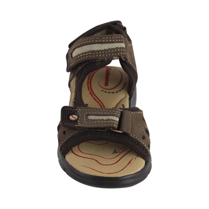 Sandalia Niño 2545 Piel Nuez doble Velcro