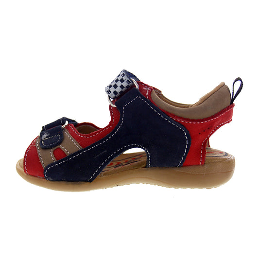 Sandalia Niño 2550 Marino con Doble Velcro