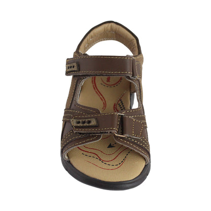 Sandalia Niño 2561 Piel Nuez Doble Velcro