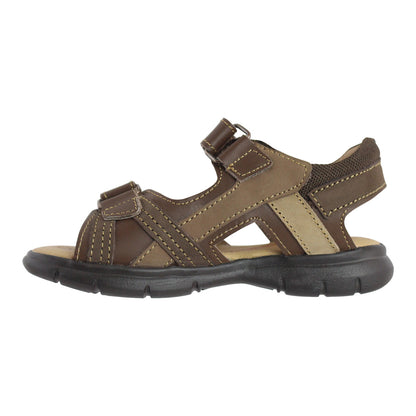 Sandalia Niño 2561 Piel Nuez Doble Velcro