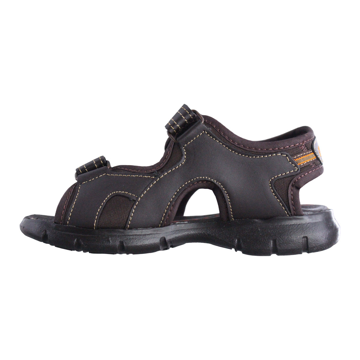 Sandalia Niño 2570 Piel Café Doble Velcro